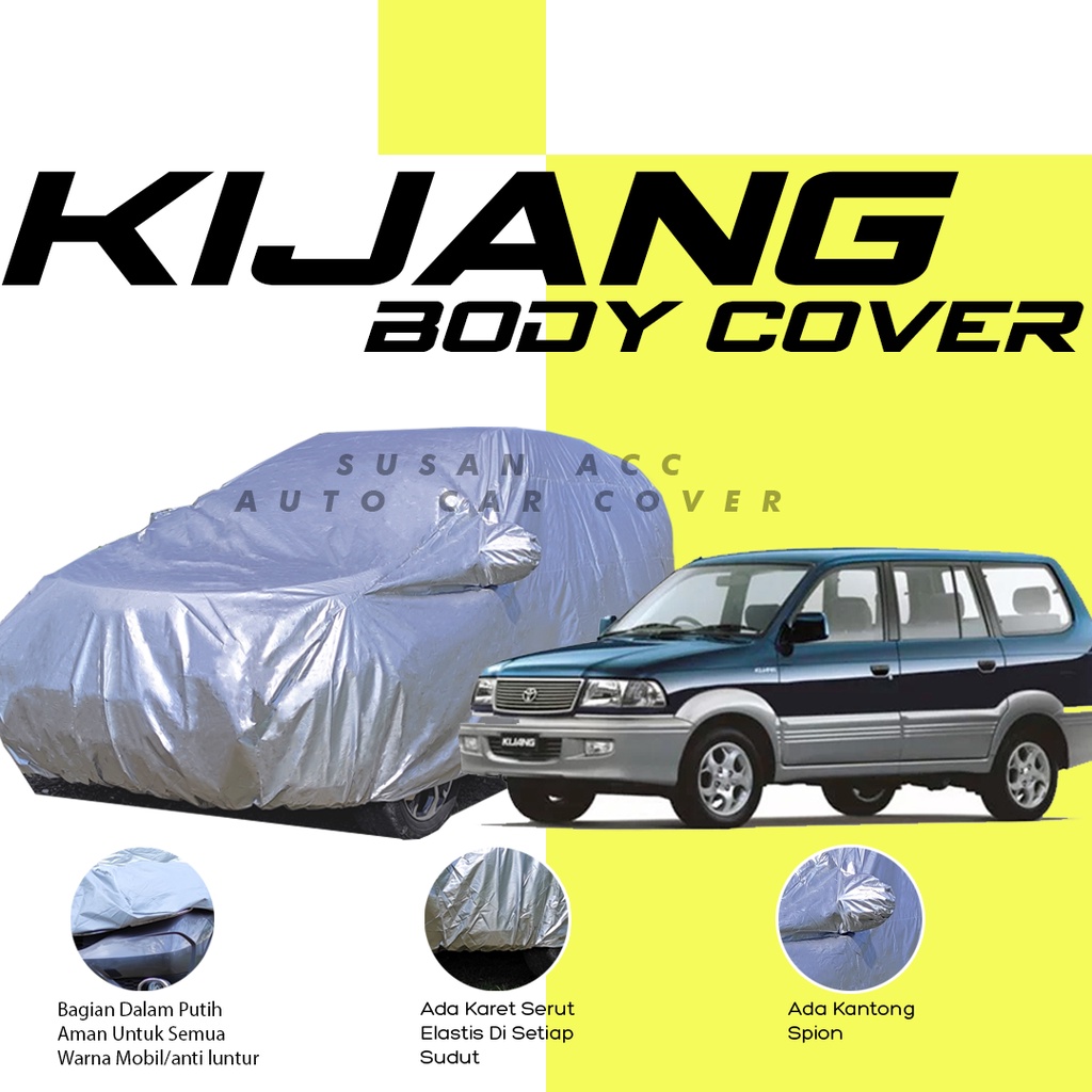 Cover Mobil KIJANG LONG/Sarung Mobil Kijang Long/Kijang lgx/ Kijang krista/kijang super/kijang lsx/panther/panther kotak/innova/innova lama/kijang innova/kijang innova lama/panther sporty/panther hi grade/panther kapsul/panther touring/kijang rover/kijang