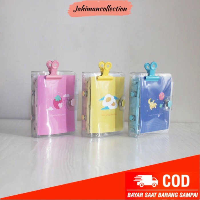 

✨ BISA COD ✨ Mini Colorfull Notebook - Blue
