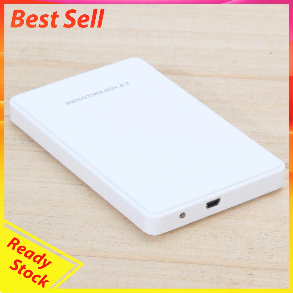 2.5in USB 2.0 SATA Hd Box HDD Hard Drive External Enclosure Case