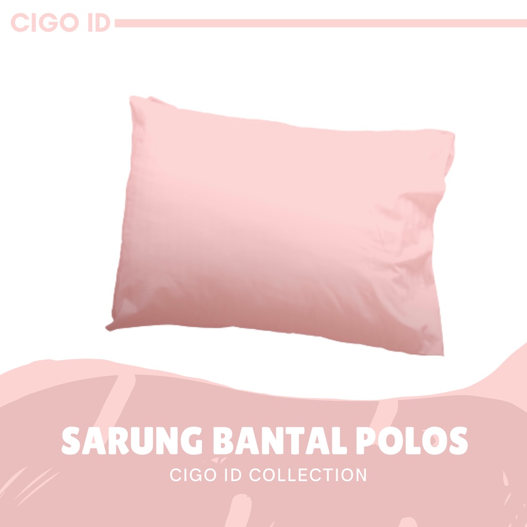 SARUNG BANTAL &amp; GULING POLOS PREMIUM SARBAN 45x65 SARGUL 35x95