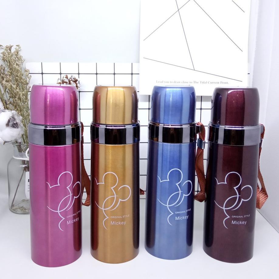 [GRATIS BUBBLE] Termos thermos Paris Botol Termos karakter Stainless Steel 500ml Motif PARIS