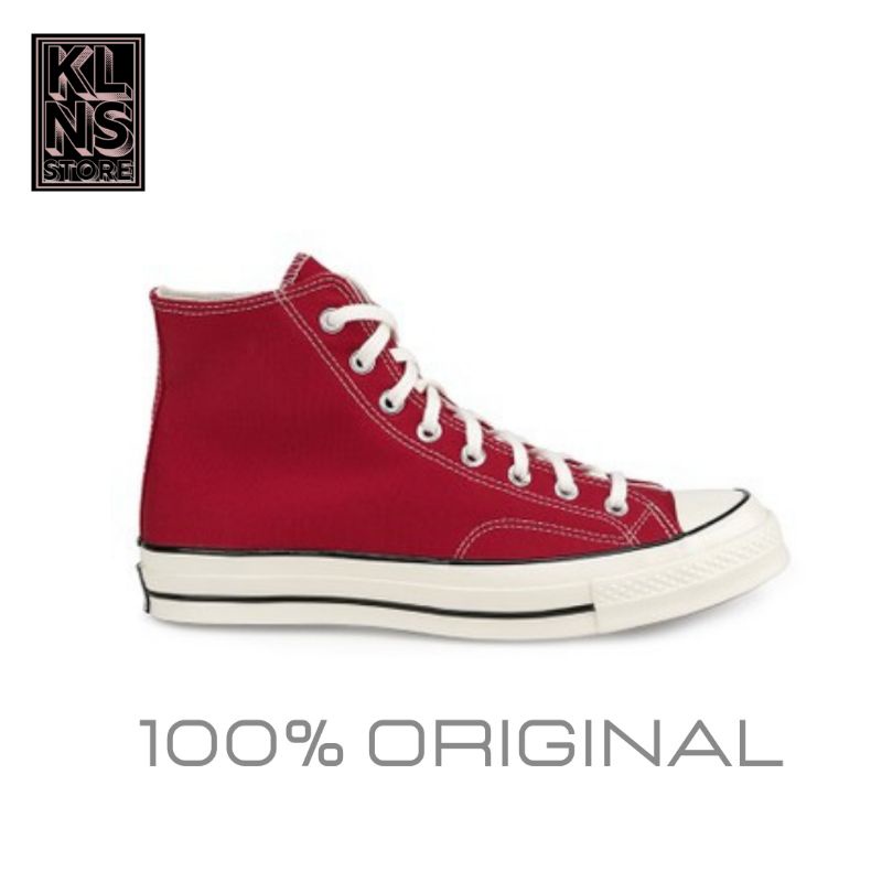 SEPATU CONVERSE ORIGINAL 100% / CONVERSE 70S HIGH ENAMEL RED