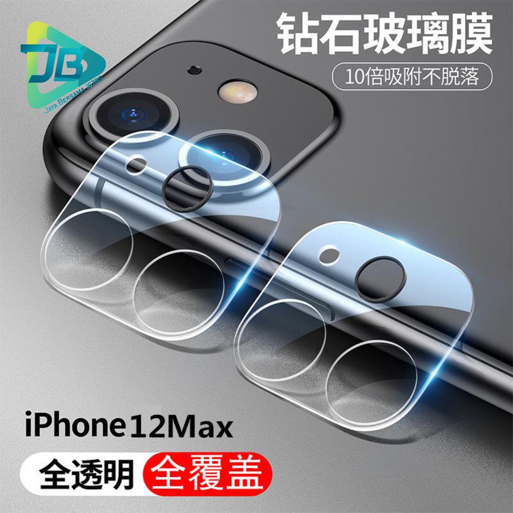 9D Tempered Glass kamera pelindung kamera Iphone 11 12 MINI PRO MAX JB2476