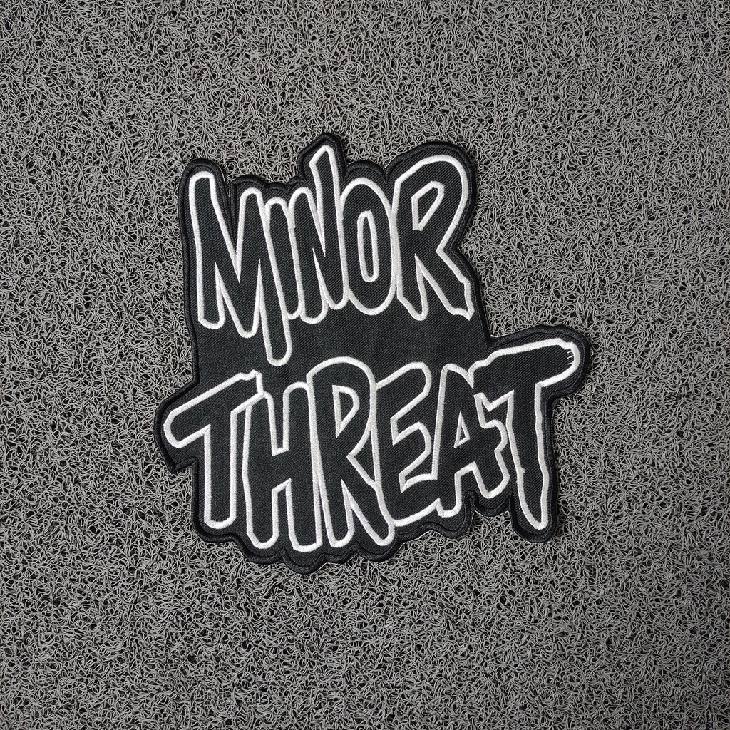 PATCH BORDIR EMBLEM MINOR THREAT AKSESORIS EMBLEM JAKET ROMPI