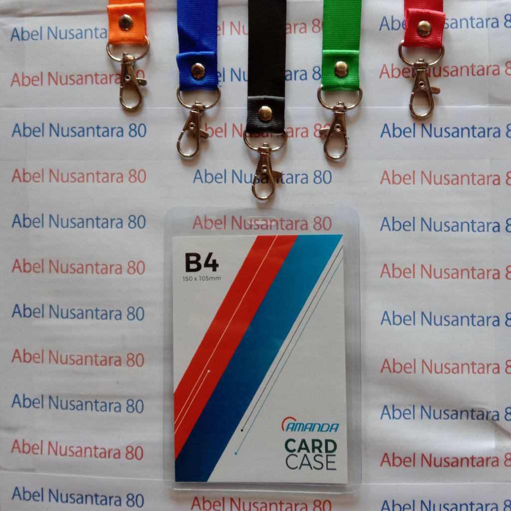 

Paket Card Case B4 dengan Tali Kait 2cm Polos