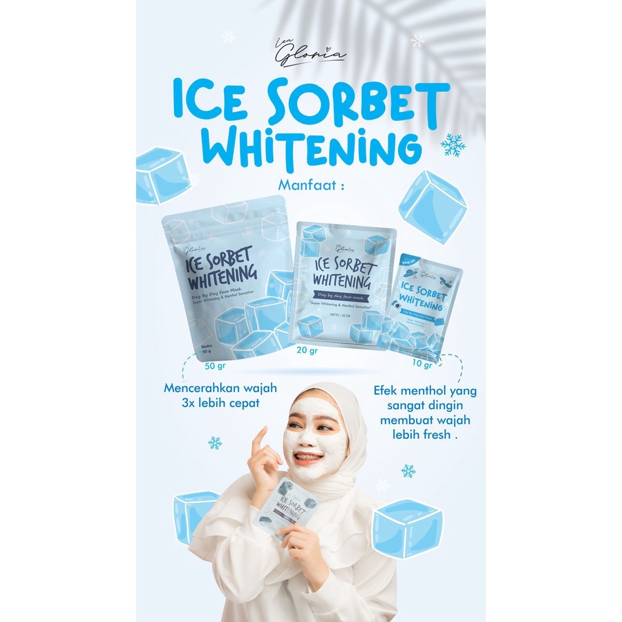 New Pack Masker Wajah Bubuk Lea Gloria 50 gram 10 Varian BPOM