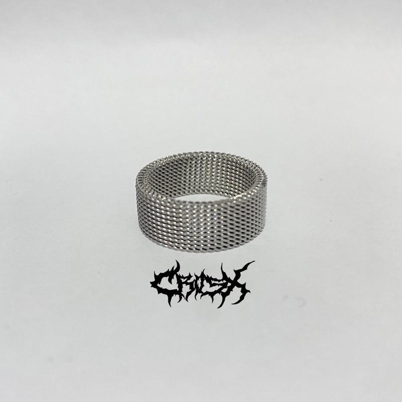 ROLLING RING / MESH RING / CINCIN SILVER / COUPLE RING CINCIN COUPLE KOREAN STYLE RING CINCIN STYLE KOREA CINCIN AESTHETIC RING CINCIN TITANIUM CINCIN STAINLESS STEEL CINCIN PRIA CINCIN WANITA HIP HOP PUNK RETRO VINTAGE METAL RING