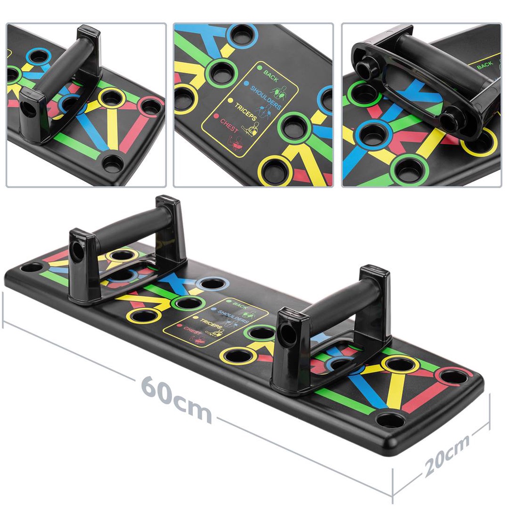 Papan Push Up Board Alat Bantu Olahraga Home Training Gym Fitness-2