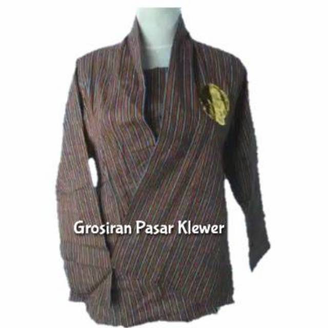 Baju Kebaya Lurik Cewek Baju Kebaya Kutu Baru Lurik Salur-1