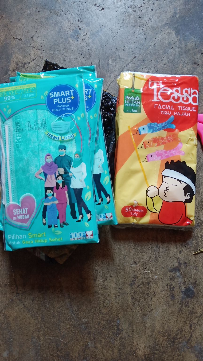 Tissue Tessa Facial Travel Pack 50 Sheet