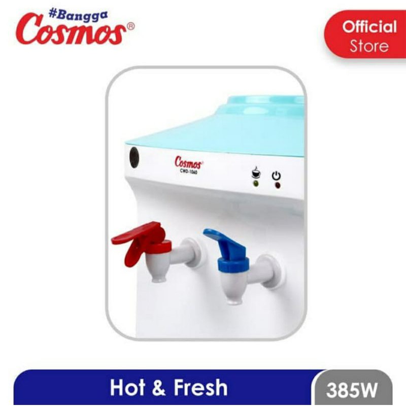 Dispenser Cosmos CWD 1060 Hot &amp; Normal Dispenser Pendek Cosmos Dispenser Panas dan Normal Cosmos