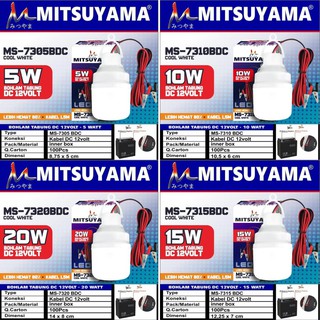 Lampu LED Darurat Emergency DC 12v / Bohlam AKI Emergency