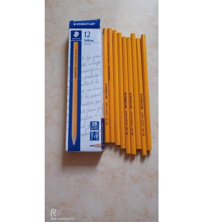 

✞COD✞ ⚜️ queenashop⚜️Pensil Staedler ori / Yellow / Alat Tulis / Pensil Komputer / 2B