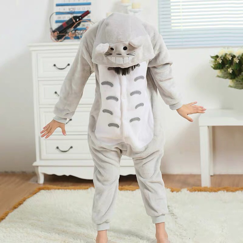 BAJU ONESIE TOTORO CAT KUCING PIYAMA KOSTUM COSPLAY DEWASA ONESIE