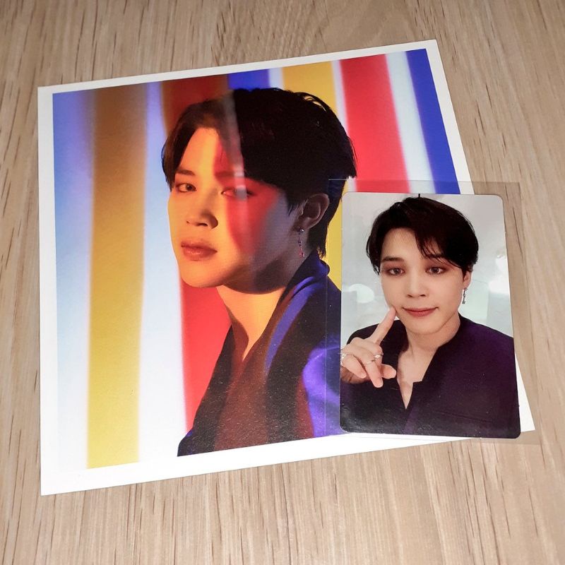 BTS Official Photocard Jimin concept photobook map of the soul  (pc jimin clue, pc mots)