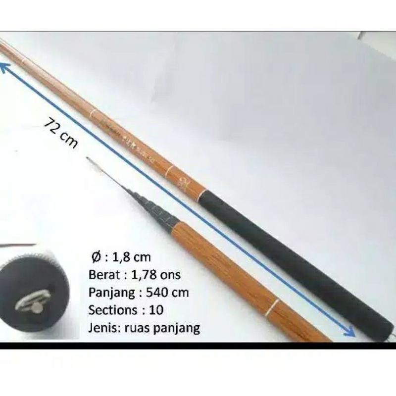 Joran oregon glugu 540