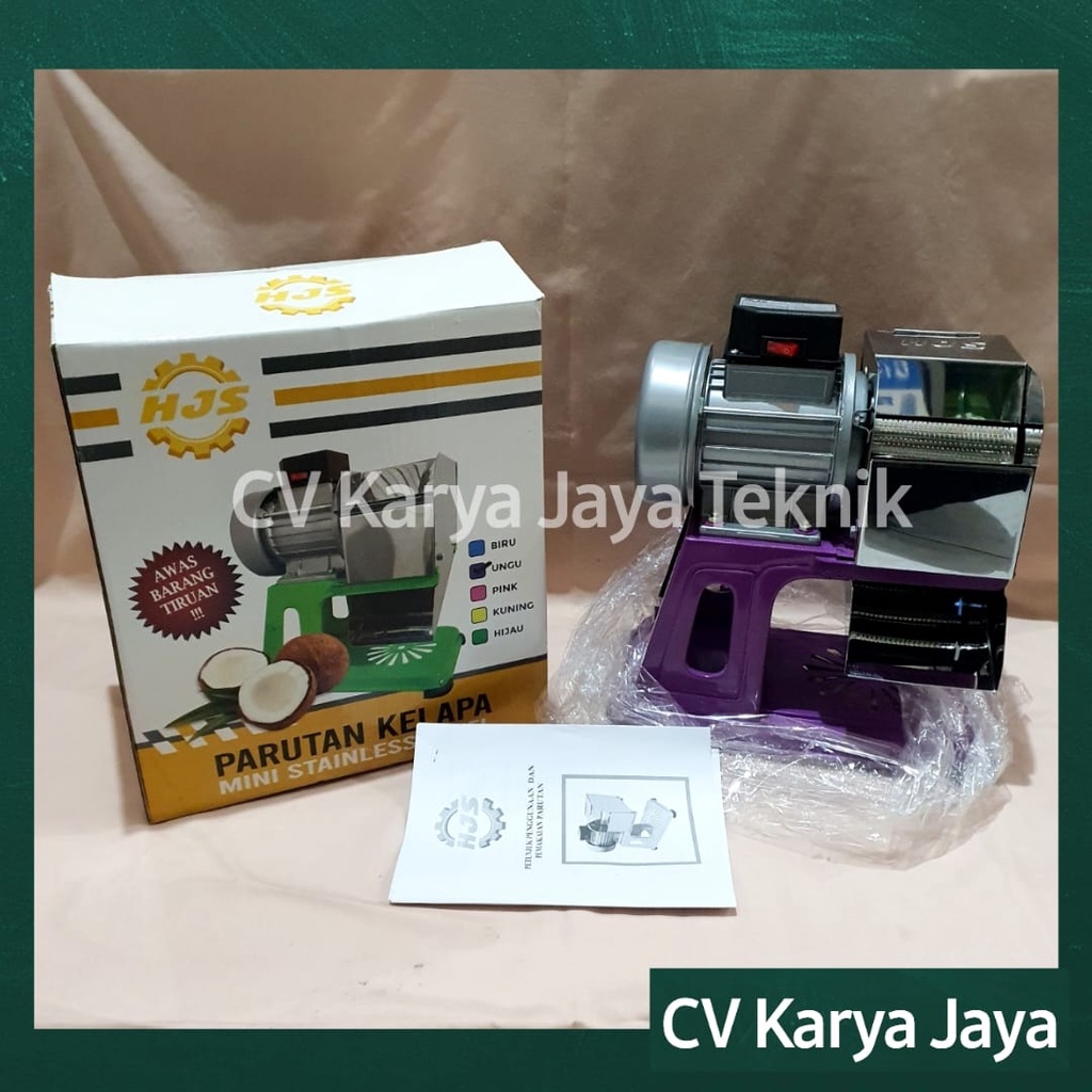 Mesin Parut Kelapa Mini HJS Stainless Steel / Parutan Kelapa Listrik