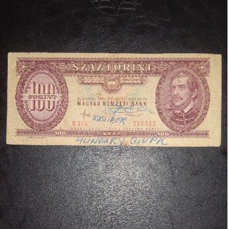 

uang kertas Hungaria 100 forint