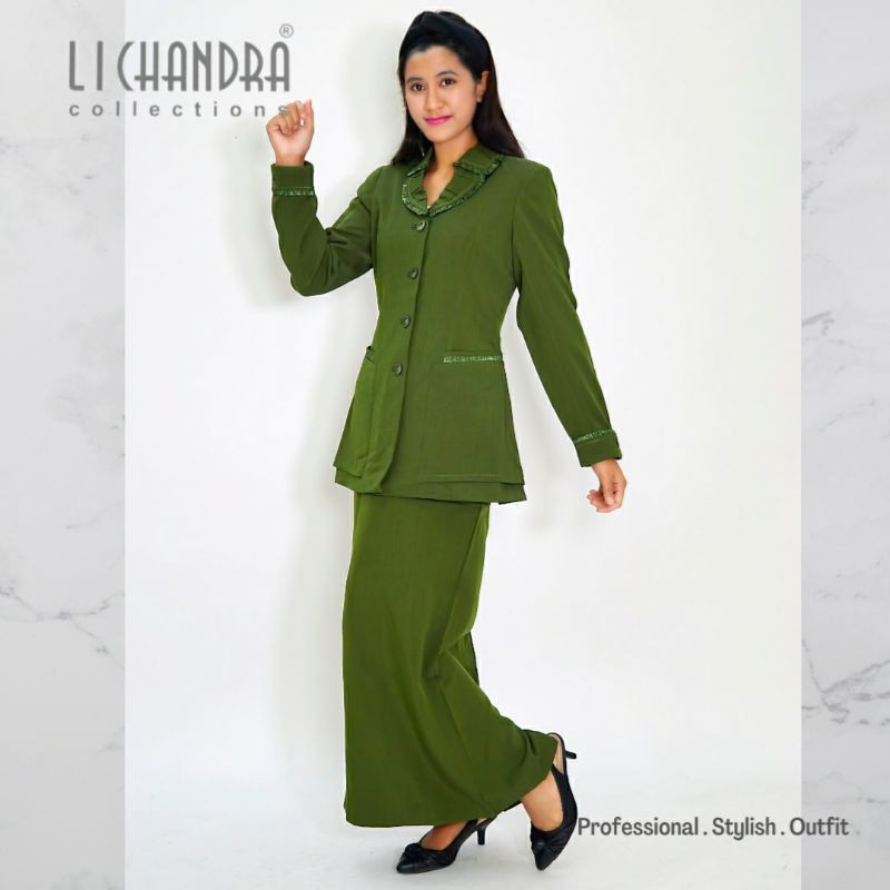 SETELAN Blazer dan Rok LICHANDRA / setelan blazer dan Celana Panjang / Blazer kantor stylish