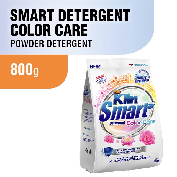 

So Klin Deterjen Bubuk Smart Color Pouch 800gr
