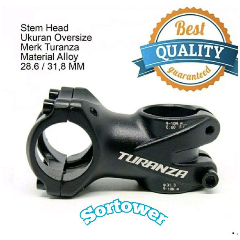 Stem alloy Turanza Oversize 60 mm
