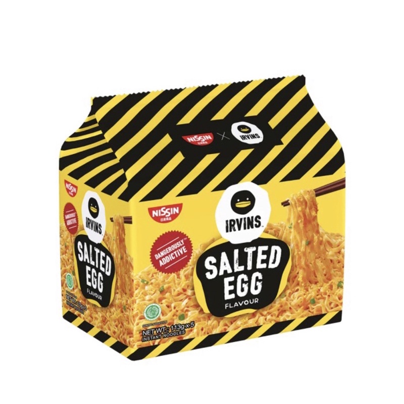 

NISSIN X IRVINS Salted Egg Noodle Pack Original