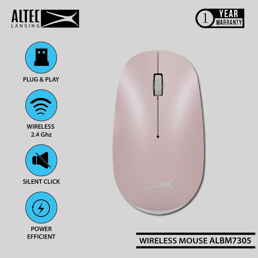 Mouse Wireless Altec Lansing ALBM-7305 Silent |Altec ALBM7305