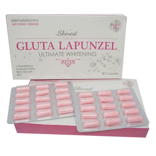 Suplemen Pemutih Wajah Tangan Kaki Paha Leher Bokong Obat Pelembut Pembersih Kulit Gluta Lapunzel Shopee Indonesia