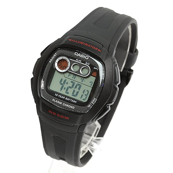 ARLOJI JAM TANGAN CASIO ILLUMINATOR ORIGINAL ORI SPORT SPORTY SPORTS W-210-1CVDF - W 210 1CVDF
