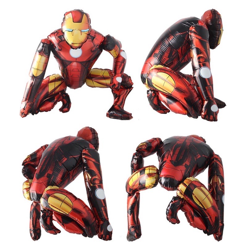 BALON FOIL SPIDERMAN IRONMAN 3D SMALL