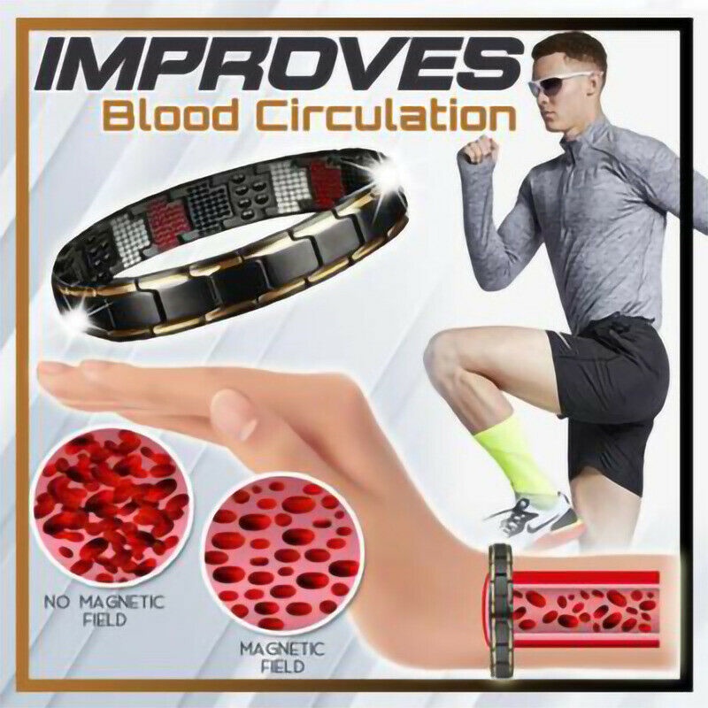 Magnetic Therapy Detachable Bracelet Unisex Promotion Metabolism and Blood Circulation Movement Slimming Bracelet