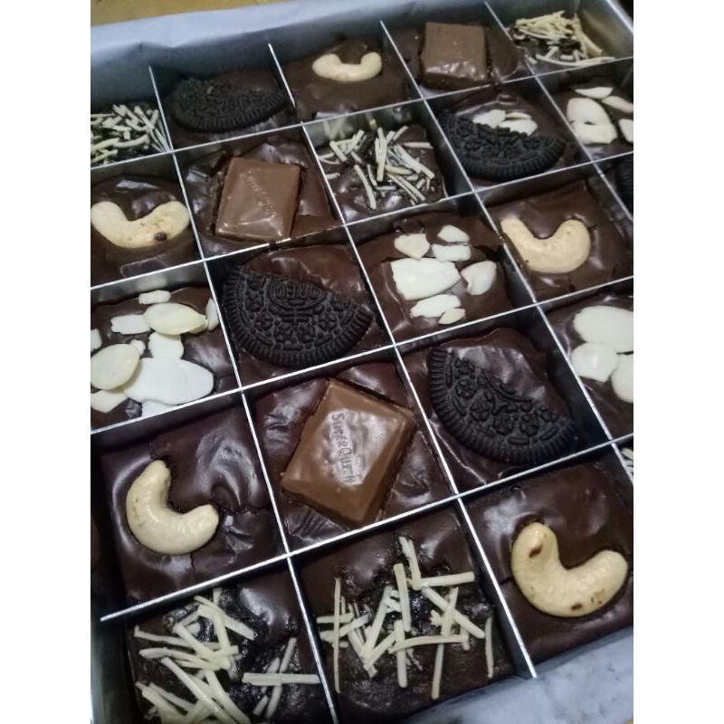 

brownies fudgy sekat 5 varian