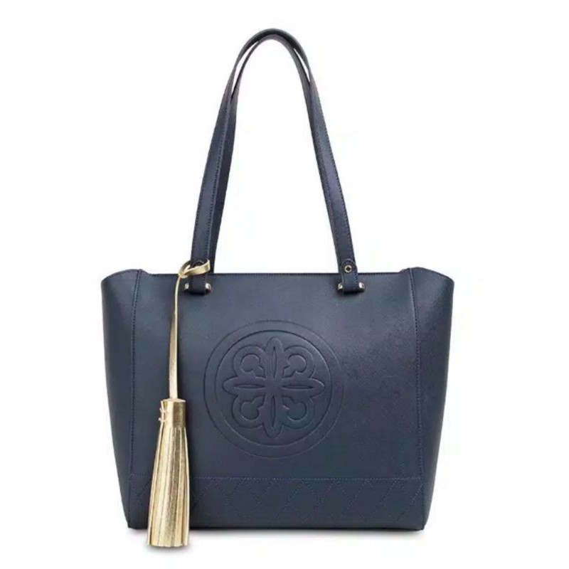 Les Catino Shanghai Tang Tote Navy