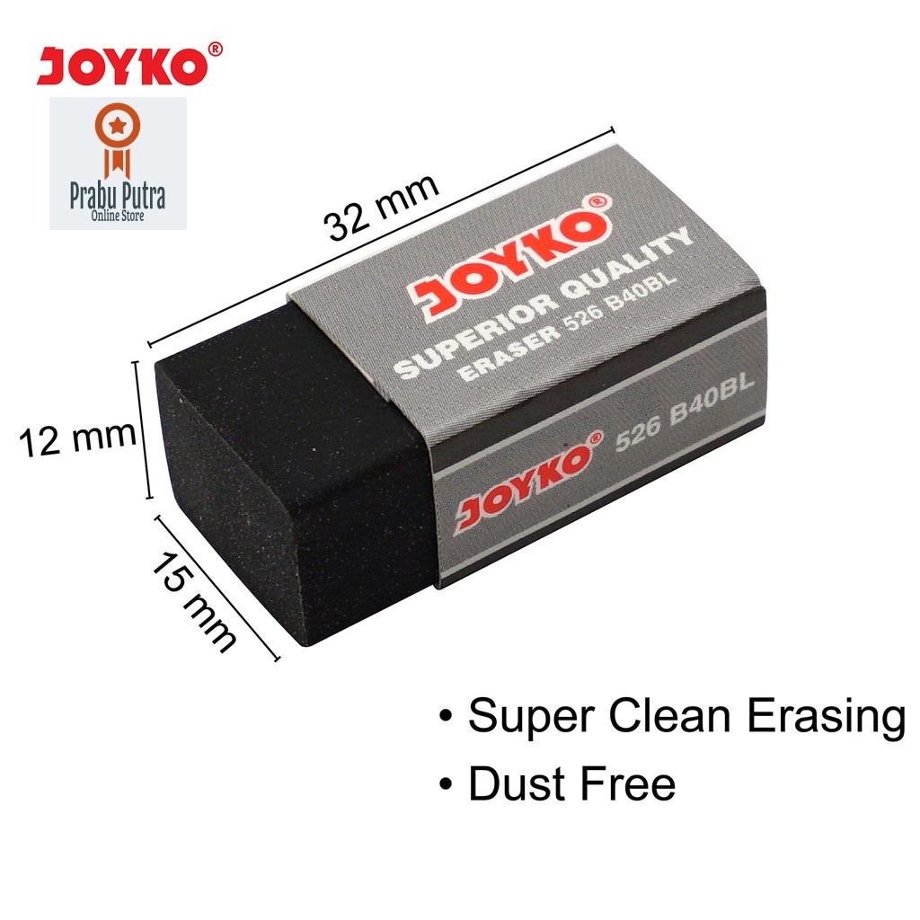

Joyko-Penghapus/Eraser Joyko 526 B40BL hitam Mungil