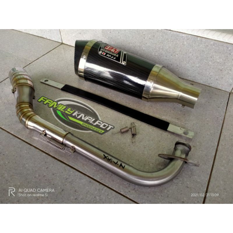 knalpot racing YOSHIMURA motor NMAX, AEROX, MIO,DLL