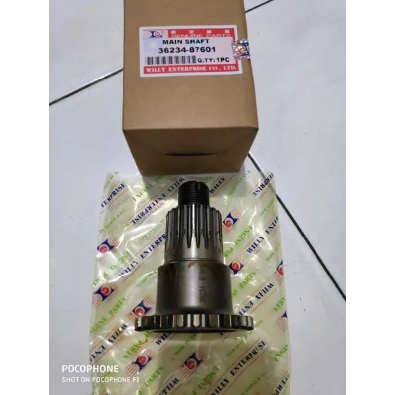 mainshaft gigi lonceng taft badak f50