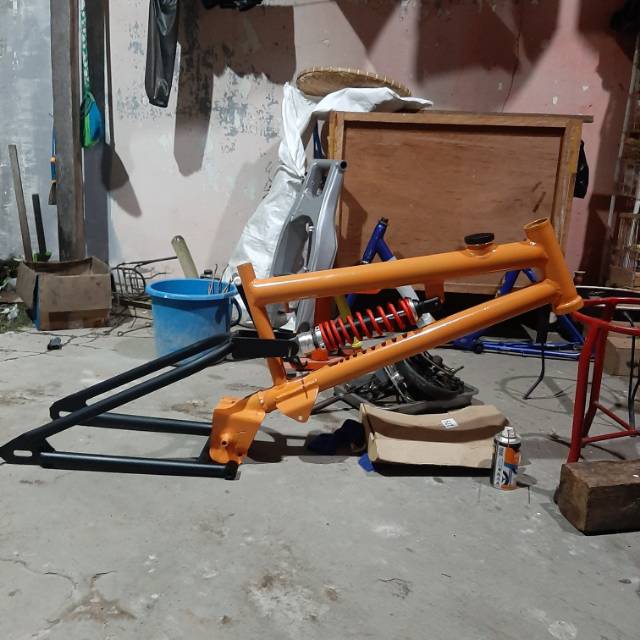 Frame BMX Motor pnp mesin Honda bebek