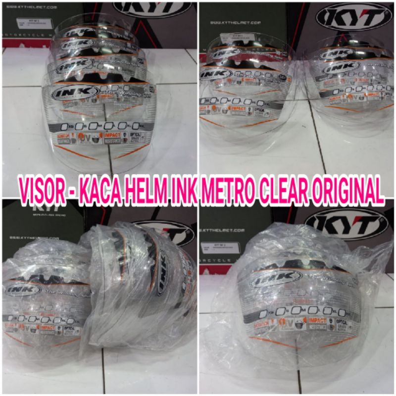 kaca helm ink metro clear original | visor ink metro