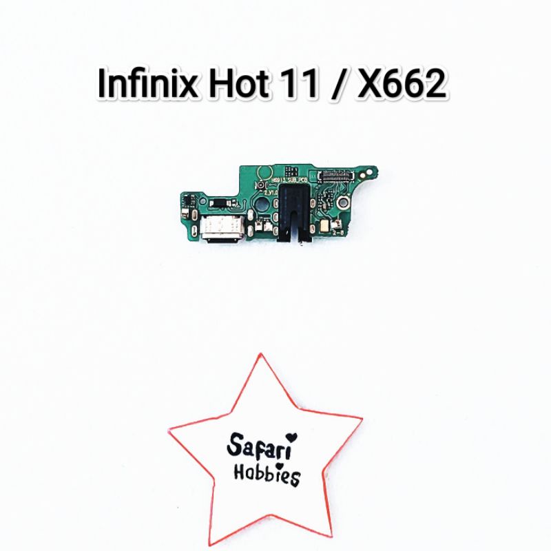 Konektor Charging Board Infinix Hot 11 / X662