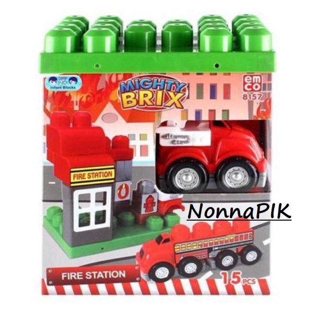 Emco Mighty Brix Fire Station 8157
