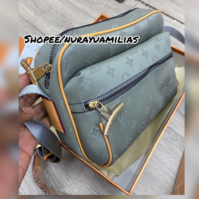 tas selempang Lv import free box high quality tas slempang pria wanita lv messenger bag lv