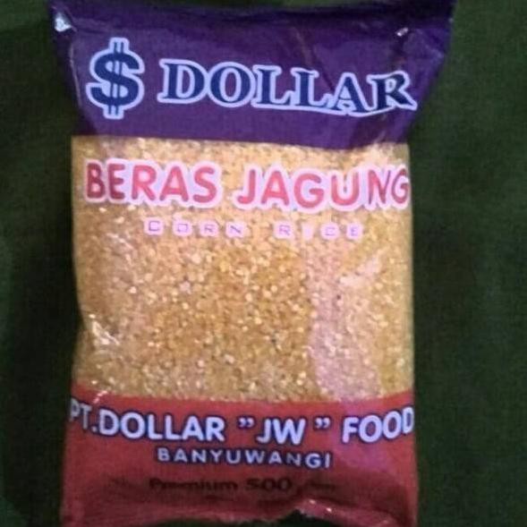 

(FREE ONGKIR) Nasi Beras Jagung DOLLAR - 500 Gram