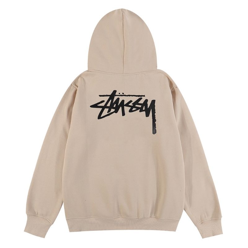 Jaket HOODIE STUSSY BIGSIZE (S - 6XL) Unisex Jumper Streetwear Urban Style Jumbo Oversize Fleece Premium Mini Logo