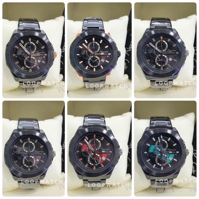 Jam Tangan Pria Chronograph Alexandre Christie 6645 AC6645