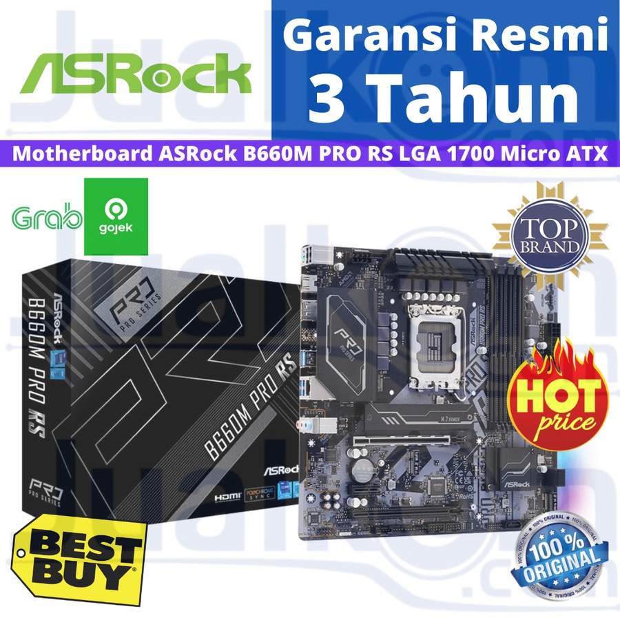 Motherboard ASROCK B660M PRO RS  Intel LGA1700 DDR4 B660 MATX
