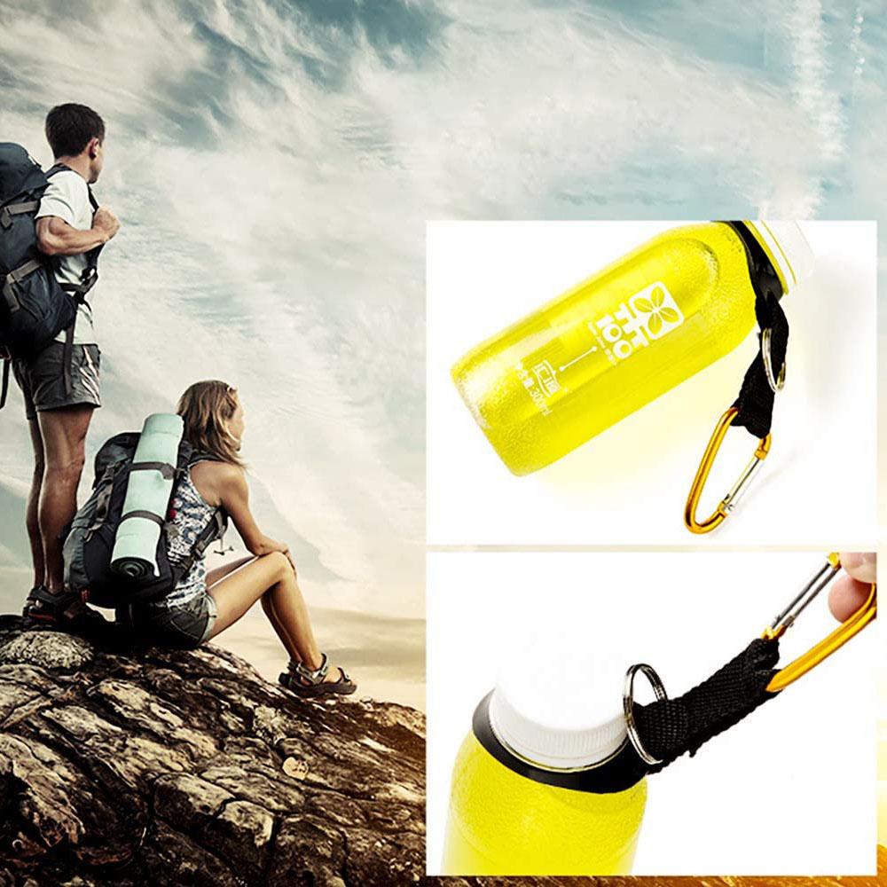 Lanfy Gesper Gantung Silikon 5Pcs Warna Random Carabiner Buckle Holder Klip Traveling Harian Klip Pembawa Botol Air