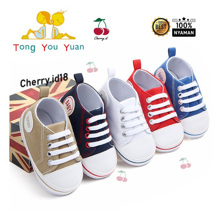 COD Sepatu Anak Sneakers Bayi / Sepatu Anak First Walkers / Sepatu Anak Import Lucu X04