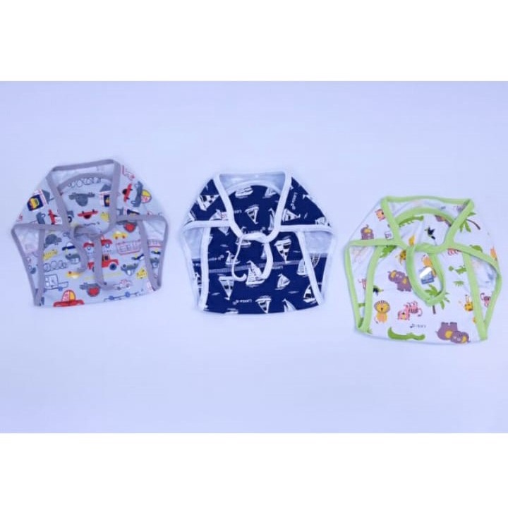 Little Queen Baby Popok Kain Motif isi 3pcs