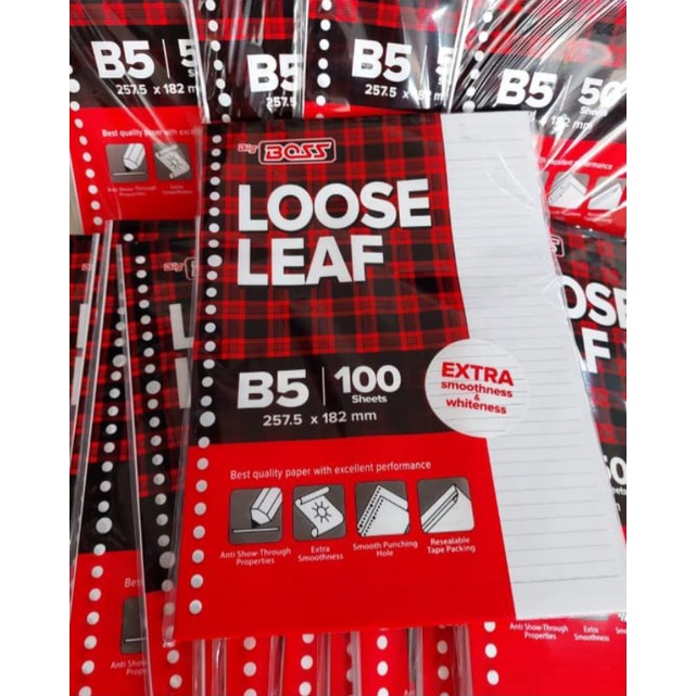 

Loose Leaf B5 Isi 100 Lembar