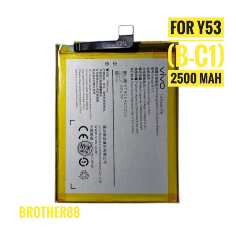 BATTERY BATERAI BATRE VIVO Y53/ B-C1 ORIGINAL